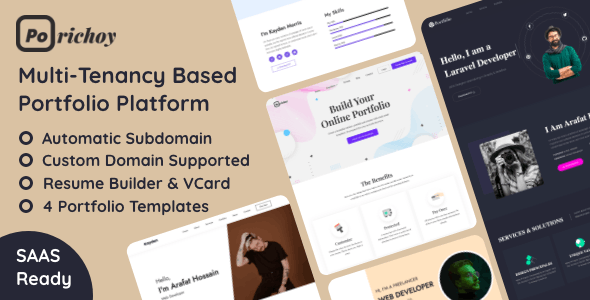 Porichoy 1.7 -基于多租户的投资组合构建器平台(SAAS)