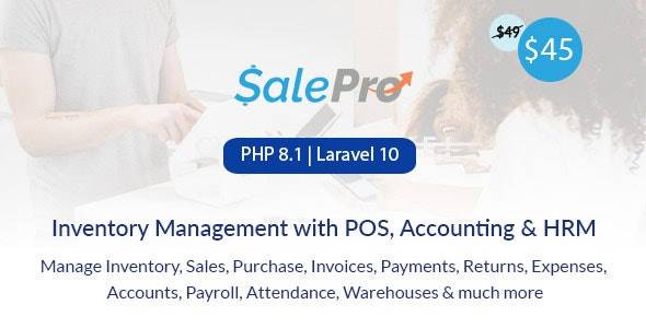 SalePro v4.2.0 - POS，库存管理系统与人力资源管理&会计
