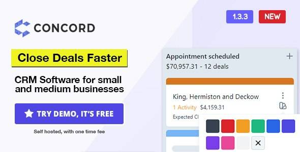 Concord v1.3.3 -交易管理CRM