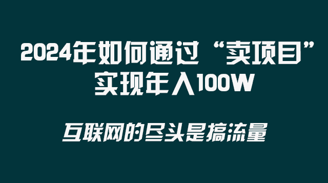 图片[1]-2024年如何通过“卖项目”实现年入100W-云上仙人资源网