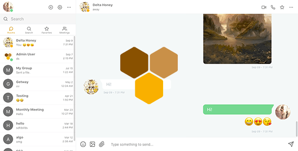 Clover v2.8.4 -实时消息，音频和视频会议Web应用- Node.js，React，WebRTC，Socket.IO