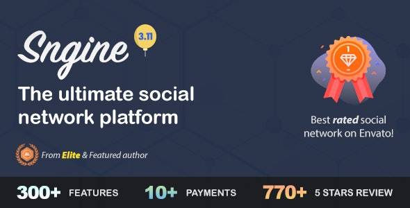 Sngine v3.11 -终极PHP社交网络平台
