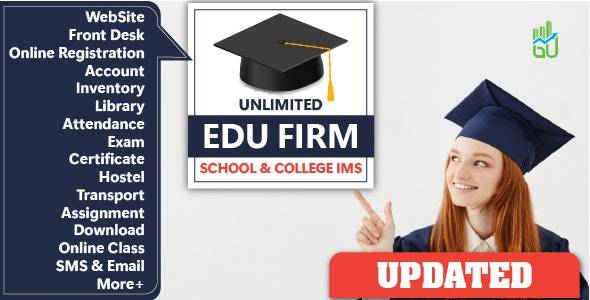 无限Edu Firm学校和学院信息管理系统—23十一月2023