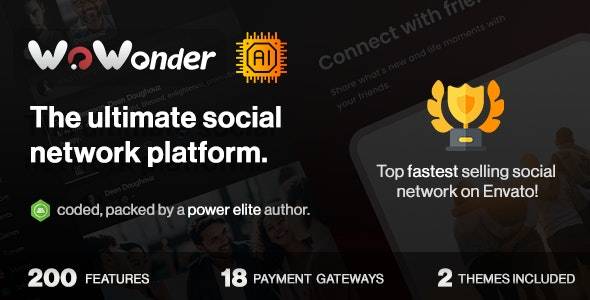 WoWonder v4.3.2 -终极PHP社交网络平台