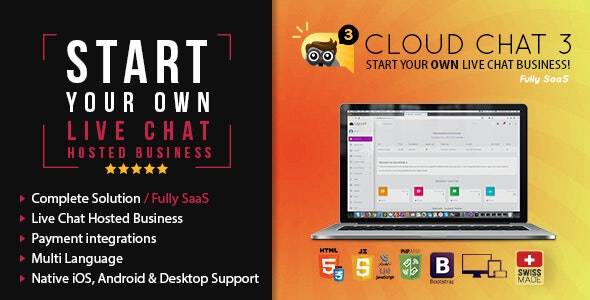 Cloud Chat 3 v3.1.4 -完全SaaS实时支持聊天