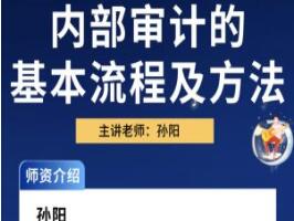 中华会计网校孙阳：内部审计方法及流程简介