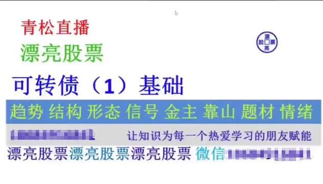 高青松·可转债、ETF、国债视频简介