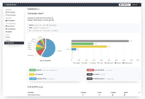 Sendy v6.0.8 -发送新闻通讯，便宜100倍