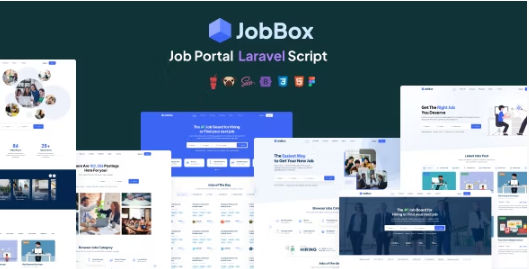 JobBox v1.10.0 - Laravel招聘门户多语言系统