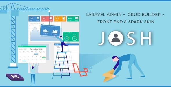 Josh v10.0 - Laravel管理模板+前端+ CRUD