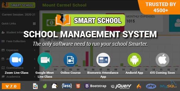 Smart School v7.0.0 -学校管理系统