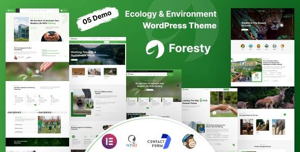 Foresty v1.0.2 -慈善和生态WordPress主题
