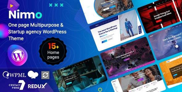 Nimmo v1.2.7—One Page WordPress主题