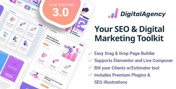 SEO WP v3.0.2-网络营销，SEO，社交媒体代理