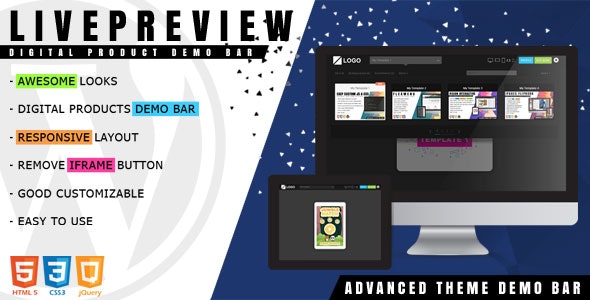 LivePreview v1.2.3-WordPress主题演示栏