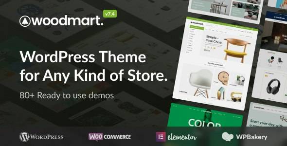 [已汉化]Woodmart主题 - 响应式WooCommerce商城wordpress主题