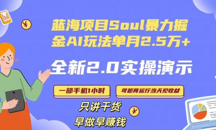 Soul单月变现25000+教程简介