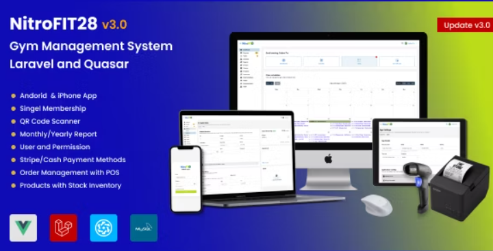 NitroFIT 28 v3.0 -健身房管理系统