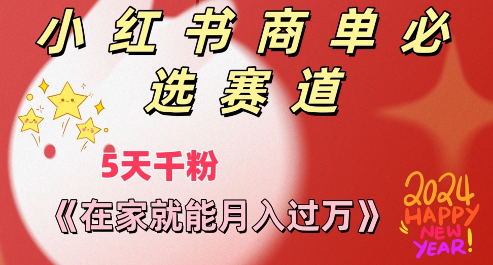 做小红书商单,一定要选这个赛道,互动率非常高,在家就能月入过万