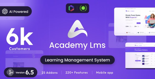 Academy LMS v6.5 -学习管理系统