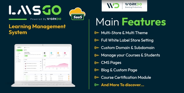 LMSGo SaaS v3.9 -学习管理系统