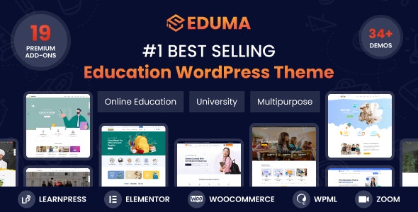 Eduma v5.4.3教育WordPress主题