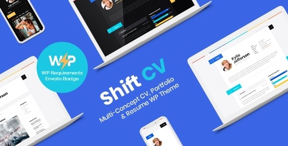 ShiftCV v3.0.10 -博客\简历\投资组合\ WordPress
