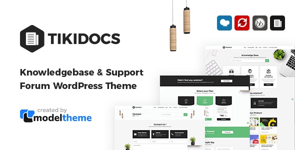 Tikidocs v2.2.1 - 知识库和支持论坛 WordPress 主题 + RTL