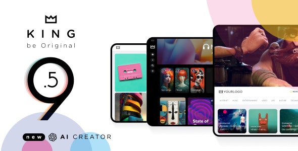 King v9.5.2 - WordPress 病毒杂志主题