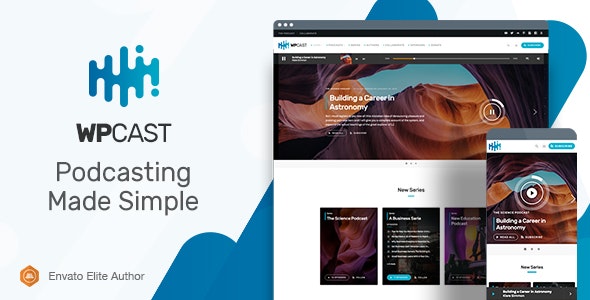 Wpcast v1.6.1 - 音频播客 WordPress 主题