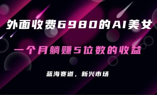 收费6980的AI美女项目简介