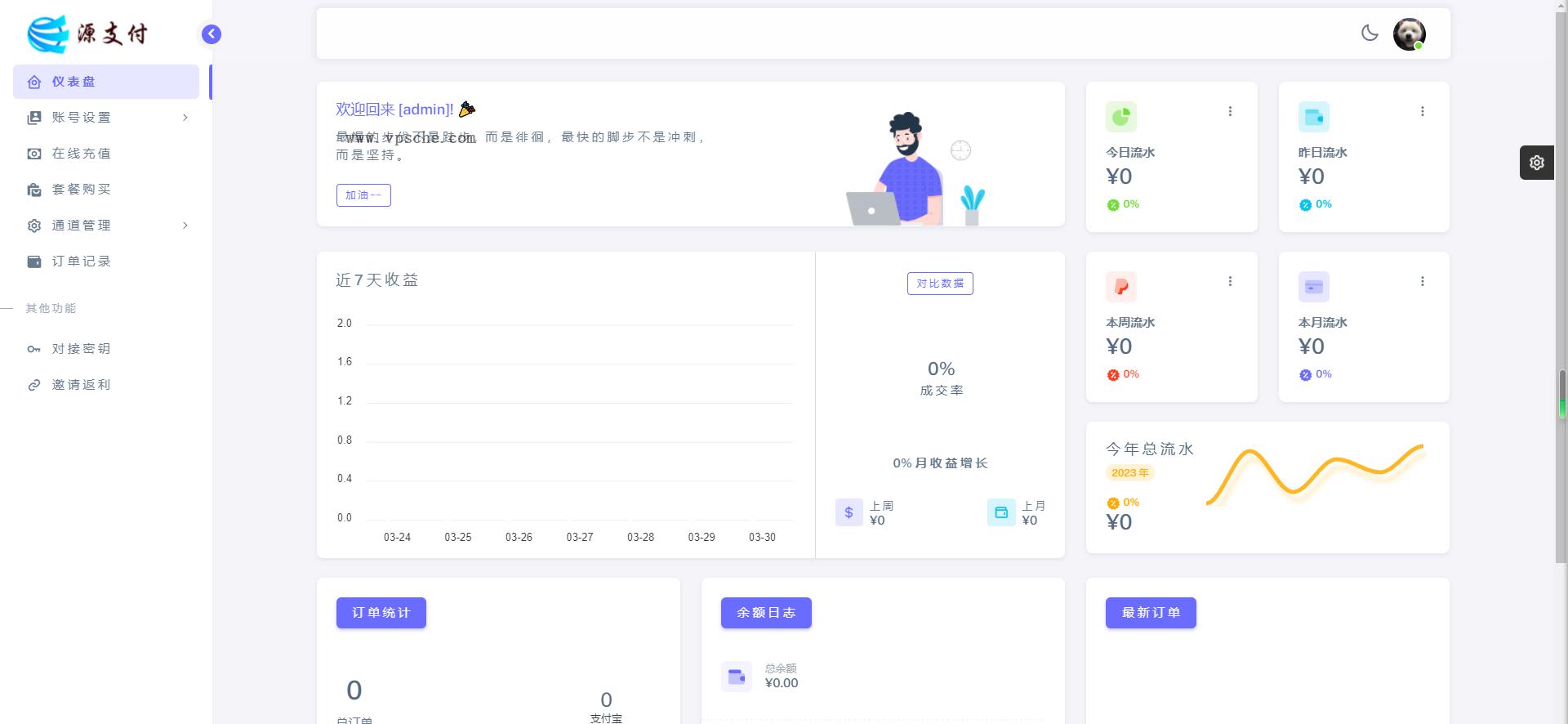 【免费授权】源支付2.9.9正版授权_ 打造更专业的免签支付系统