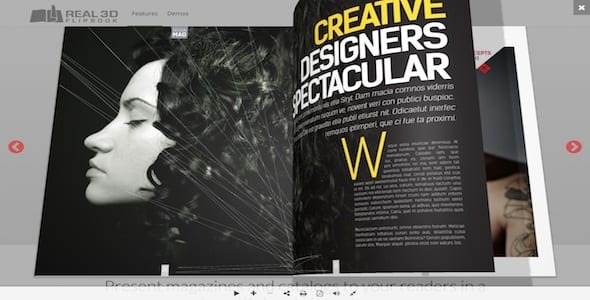 Real3D FlipBook v3.66 – WordPress 插件