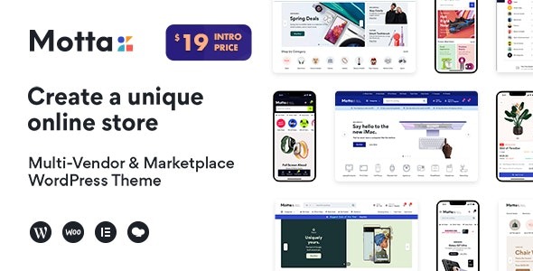 Motta v1.2.2 – 多供应商和市场 WordPress 主题