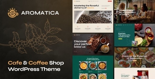 Aromatica v1.2 - 咖啡馆和咖啡店 WordPress 主题