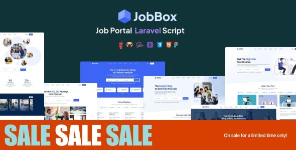 JobBox v1.12.3 - Laravel 求职门户多语言系统