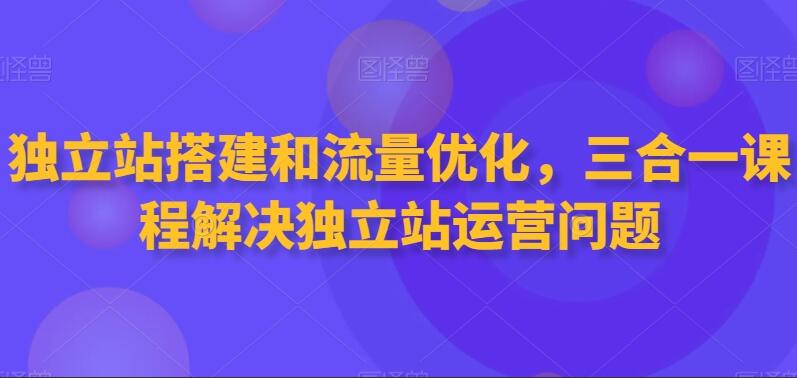 外贸独立站搭建+谷歌SEO教程简介