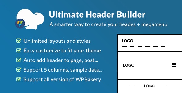 Ultimate Header Builder v1.8.2 - 插件 WPBakery 页面生成器