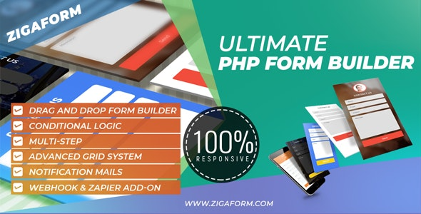 Zigaform v6.0.9 - PHP 表单生成器 - 联系方式和调查
