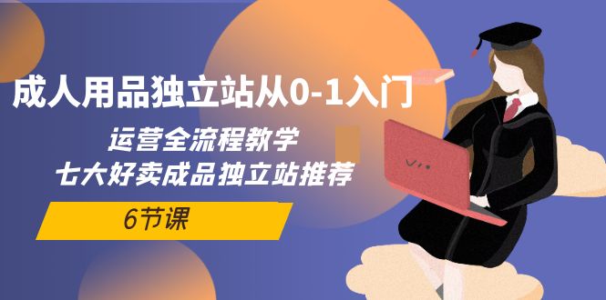 成人用品独立网站从0-1入门：运营全流程教学，七大好卖成品独立站推荐-6节课