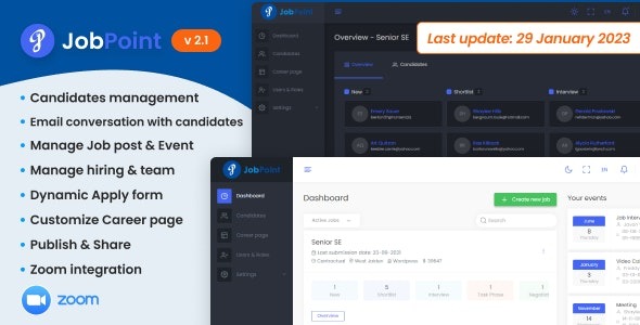 JobPoint v3.3 - 招聘管理系统