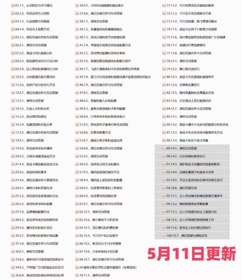 图片[1]-抖店·第27期特训营 体验分拉升/商品卡引流/投流效果优化/精选联盟引流/等-云上仙人资源网