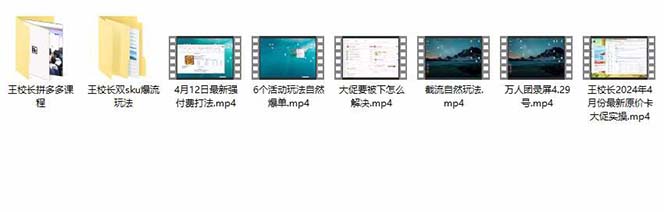 图片[3]-拼多多实战课：万人团玩法/截流自然流/最新强付费打法/最新原价卡大促实操/大促被下架怎么解决-云上仙人资源网