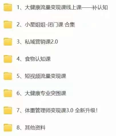 图片[2]-大健康 流量 变现2.0：拓高变现 流量/成高客单/低粉高变现/只讲落地实战-云上仙人资源网