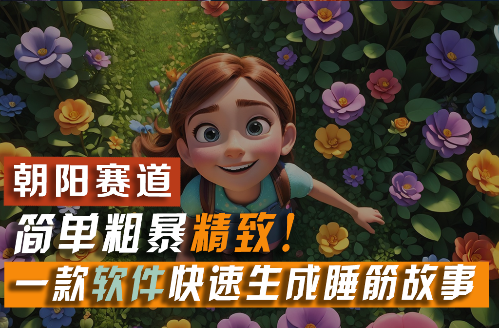 (11405期)运用一款软件5分钟左右一条爆品睡筋小故事,简单直接精美!新手月入2w