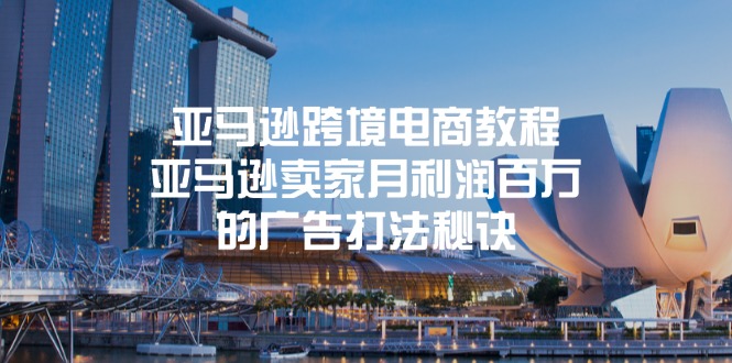(11453期)亚马逊跨境电商教程:亚马逊卖家月利润百万的广告打法秘诀