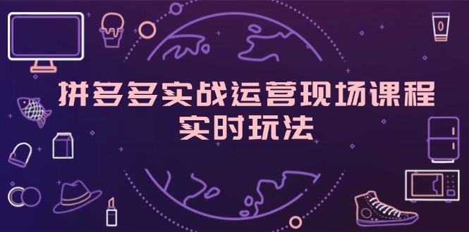 (11759期)拼多多平台实战演练经营当场课程内容,即时游戏玩法,爆款打造,选款、标准分析