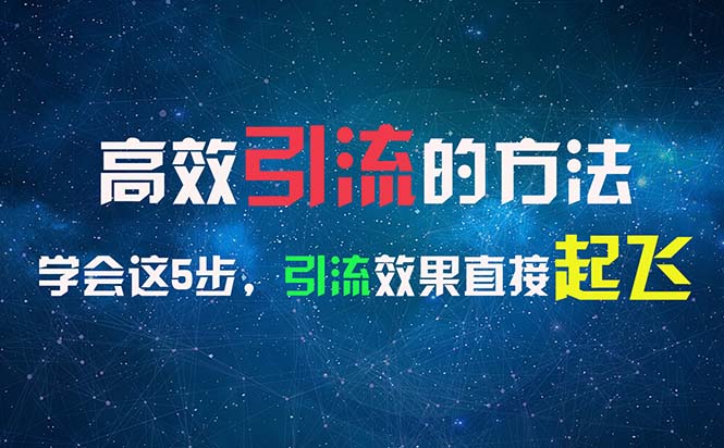 (11776期)高效率引流的方法,能够帮助你日引300 自主创业粉,一年轻轻松松收益30万,比工作强