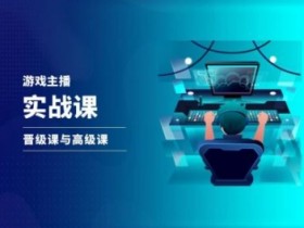 游戏直播实战课,抖音直播晋级课与高级课