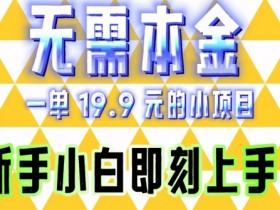 无需本金,利用AI生成LOGO,一单19.9元的小项目,新手小白都可操作